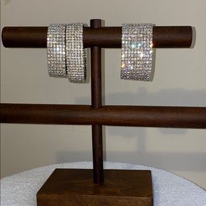 3 Piece Rhinestone Bracelets